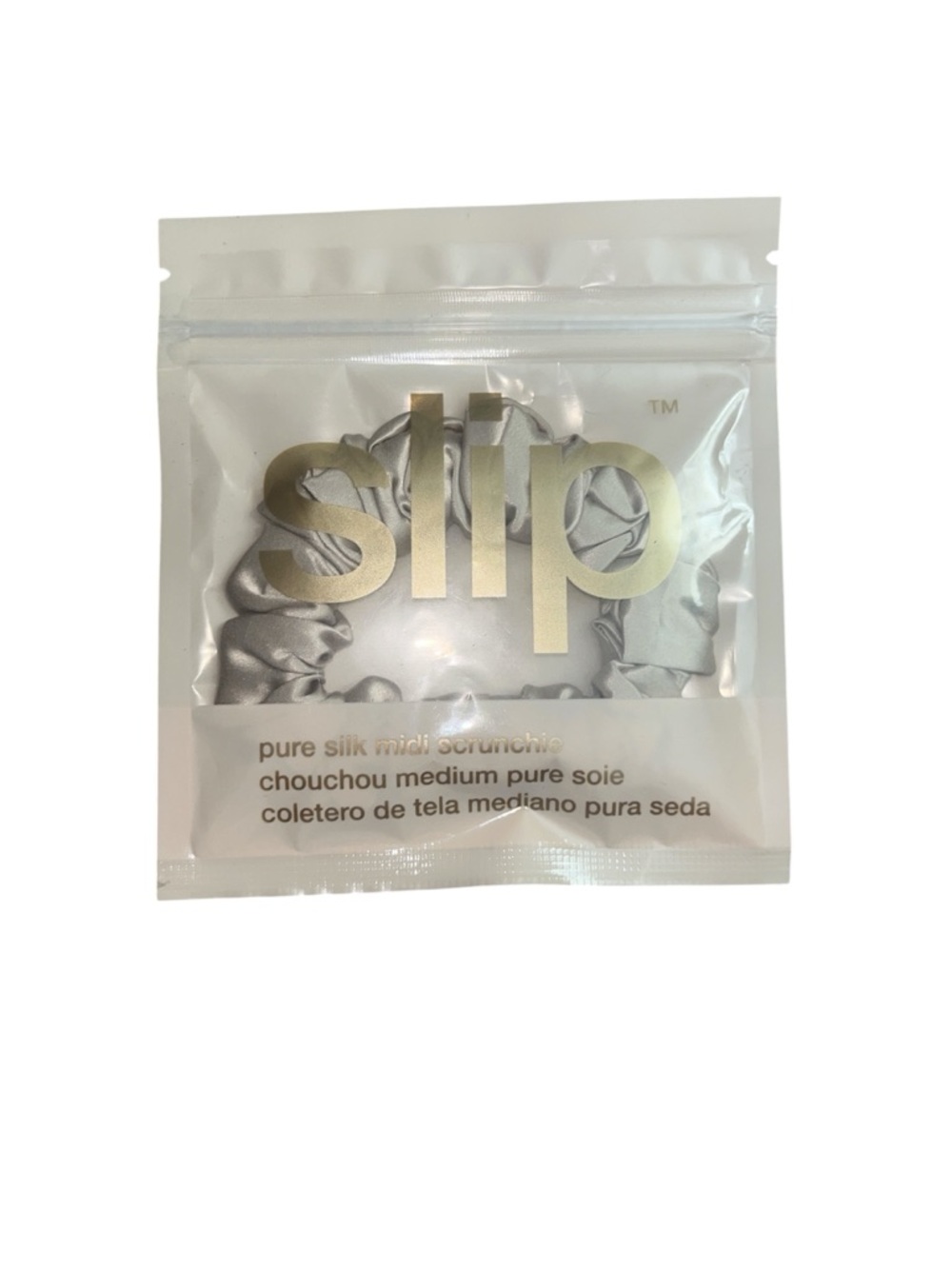 Slip Pure Silk Midi Scrunchie Beige